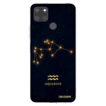 Picasee silikonowe przeźroczyste etui na Realme C21Y - AQUARIUS