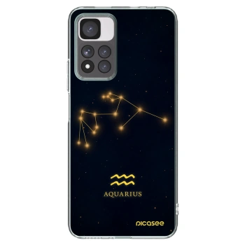 Picasee silikonowe przeźroczyste etui na Xiaomi Redmi Note 11 Pro+ 5G - AQUARIUS