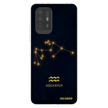 Picasee silikonowe przeźroczyste etui na OPPO A94 5G - AQUARIUS