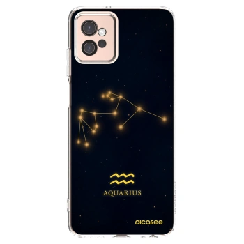 Picasee silikonowe przeźroczyste etui na Motorola Moto G32 - AQUARIUS