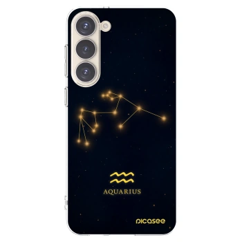 Picasee silikonowe przeźroczyste etui na Samsung Galaxy S23+ 5G - AQUARIUS