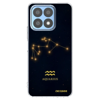 Picasee silikonowe przeźroczyste etui na Honor X8a - AQUARIUS