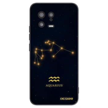 Picasee silikonowe czarne etui na Xiaomi 13 - AQUARIUS