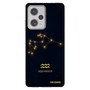 Picasee silikonowe przeźroczyste etui na Xiaomi Redmi Note 12 Pro+ 5G - AQUARIUS