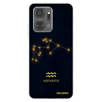 Picasee silikonowe przeźroczyste etui na Honor X7a - AQUARIUS