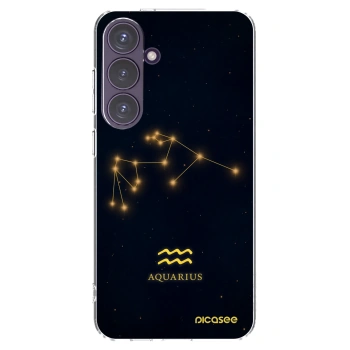 Picasee silikonowe przeźroczyste etui na Samsung Galaxy S24+ S926B 5G - AQUARIUS