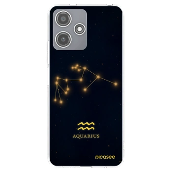 Picasee silikonowe przeźroczyste etui na Xiaomi Redmi 12 5G - AQUARIUS