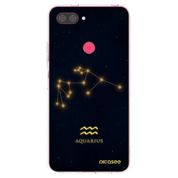 Picasee silikonowe przeźroczyste etui na Xiaomi Mi 8 Lite - AQUARIUS