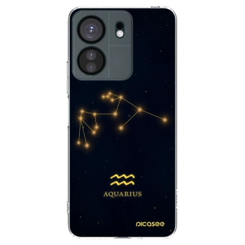 Picasee silikonowe przeźroczyste etui na Xiaomi Redmi 13C 4G - AQUARIUS