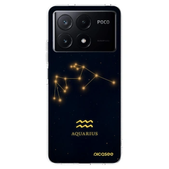 Picasee silikonowe przeźroczyste etui na Xiaomi Poco X6 Pro - AQUARIUS