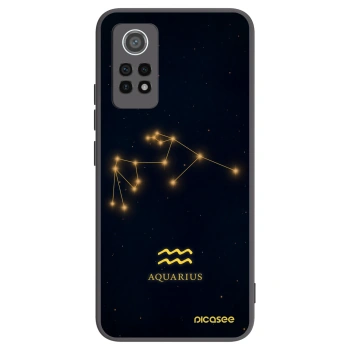 Picasee silikonowe czarne etui na Xiaomi Redmi Note 12 Pro 4G - AQUARIUS
