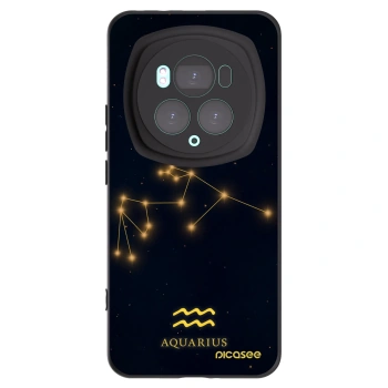 Picasee silikonowe czarne etui na Honor Magic6 Pro - AQUARIUS