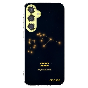Picasee silikonowe przeźroczyste etui na Samsung Galaxy A35 5G A356B - AQUARIUS