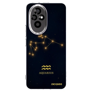 Picasee silikonowe przeźroczyste etui na Honor 200 Pro 5G - AQUARIUS