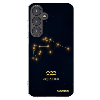 Picasee silikonowe przeźroczyste etui na Samsung Galaxy S24 FE S721B - AQUARIUS