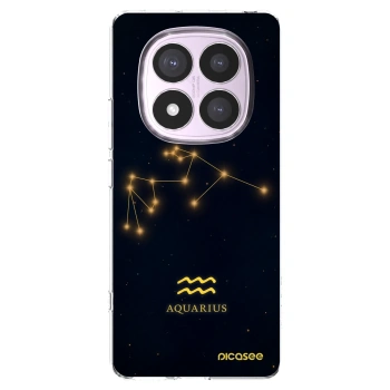Picasee silikonowe przeźroczyste etui na Xiaomi Redmi Note 14 Pro 5G - AQUARIUS