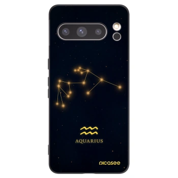 Picasee silikonowe czarne etui na Google Pixel 8 Pro - AQUARIUS