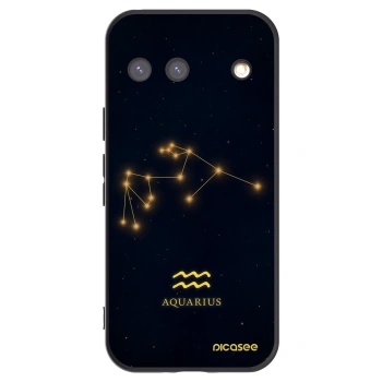 Picasee silikonowe czarne etui na Google Pixel 9 - AQUARIUS