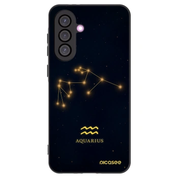 Picasee silikonowe czarne etui na Samsung Galaxy A56 5G A566B - AQUARIUS