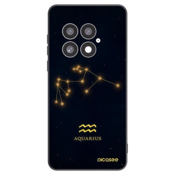Picasee silikonowe czarne etui na OnePlus 13 5G - AQUARIUS