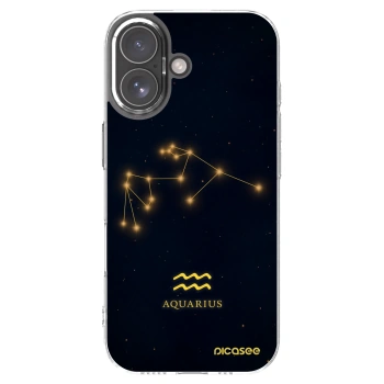 Picasee silikonowe przeźroczyste etui na Apple iPhone 17 - AQUARIUS