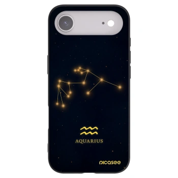 Picasee silikonowe czarne etui na Apple iPhone Air - AQUARIUS