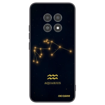 Picasee silikonowe czarne etui na Realme 12X - AQUARIUS