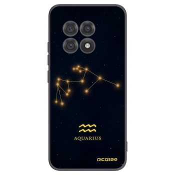 Picasee silikonowe czarne etui na OnePlus 13R 5G - AQUARIUS