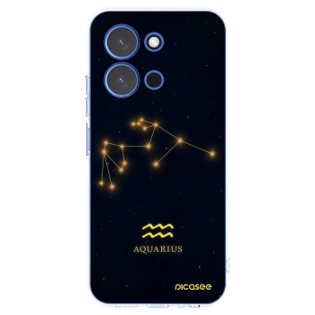 Picasee silikonowe przeźroczyste etui na Xiaomi Redmi 15C 4G - AQUARIUS