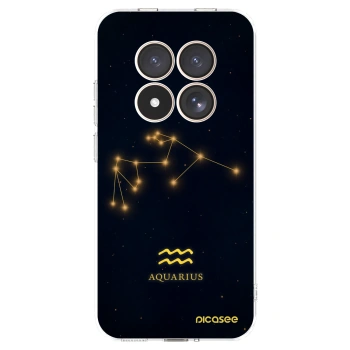 Picasee silikonowe przeźroczyste etui na Xiaomi Redmi Note 15 Pro 4G - AQUARIUS