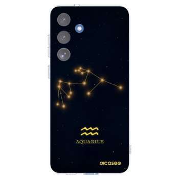 Picasee silikonowe przeźroczyste etui na Samsung Galaxy S25 FE 5G - AQUARIUS