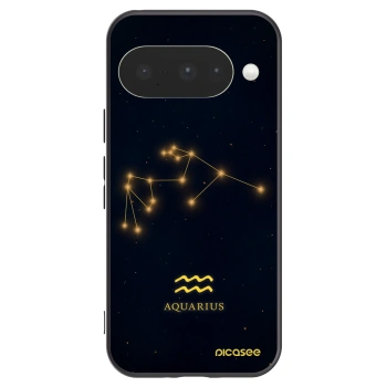 Picasee silikonowe czarne etui na Google Pixel 10 - AQUARIUS