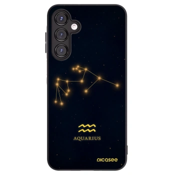 Picasee silikonowe czarne etui na Samsung Galaxy A16 4G - AQUARIUS