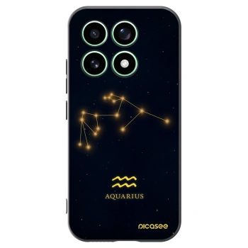 Picasee silikonowe czarne etui na Xiaomi 17 - AQUARIUS