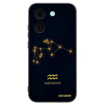 Picasee silikonowe czarne etui na Xiaomi Poco X8 Pro - AQUARIUS