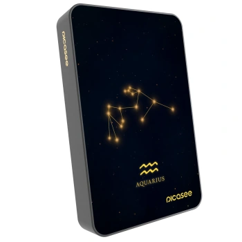 Picasee Powerbank z MagSafe 10 000 mAh Szary - AQUARIUS