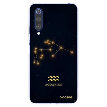 Picasee silikonowe przeźroczyste etui na Xiaomi Mi 9 SE - AQUARIUS
