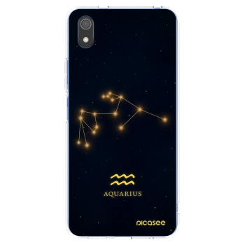 Picasee silikonowe przeźroczyste etui na Xiaomi Redmi 7A - AQUARIUS