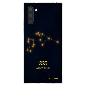 Picasee silikonowe przeźroczyste etui na Samsung Galaxy Note 10 N970F - AQUARIUS