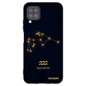 Picasee silikonowe czarne etui na Huawei P40 Lite - AQUARIUS