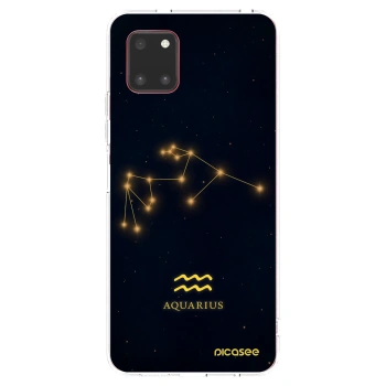 Picasee silikonowe przeźroczyste etui na Samsung Galaxy Note 10 Lite N770F - AQUARIUS