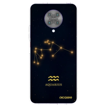 Picasee silikonowe przeźroczyste etui na Xiaomi Poco F2 Pro - AQUARIUS