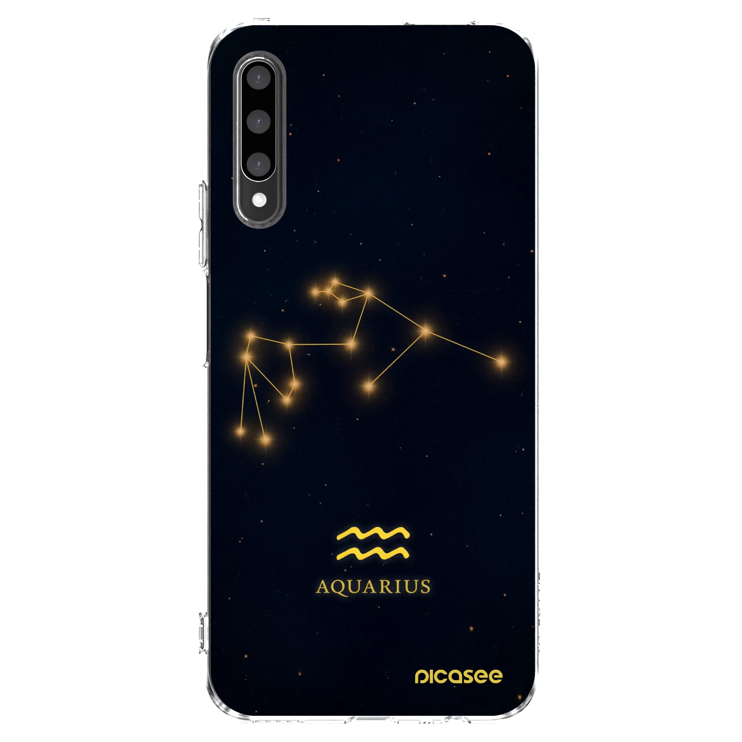 Picasee silikonowe przeźroczyste etui na Honor 9X Pro - AQUARIUS