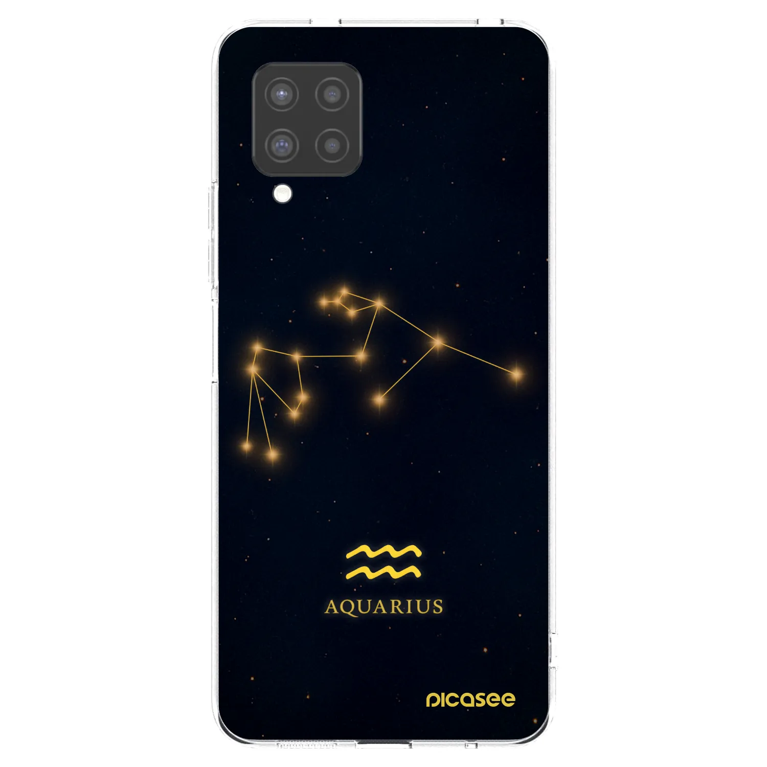 Picasee silikonowe przeźroczyste etui na Samsung Galaxy A42 A426B - AQUARIUS