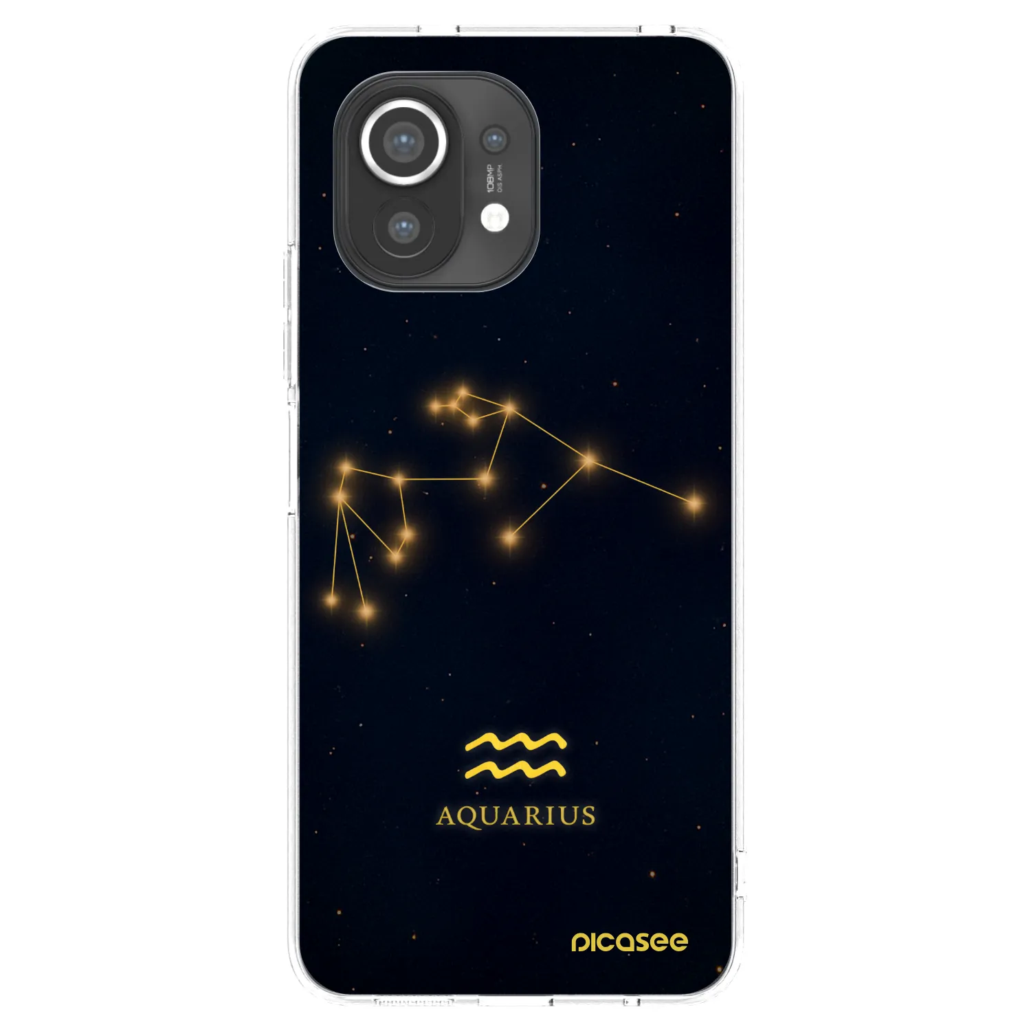 Picasee silikonowe przeźroczyste etui na Xiaomi Mi 11 - AQUARIUS