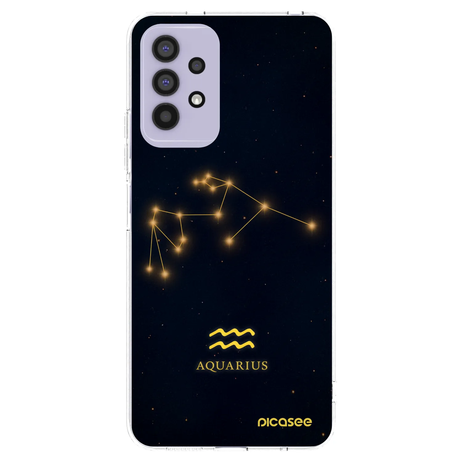 Picasee silikonowe przeźroczyste etui na Samsung Galaxy A32 4G SM-A325F - AQUARIUS