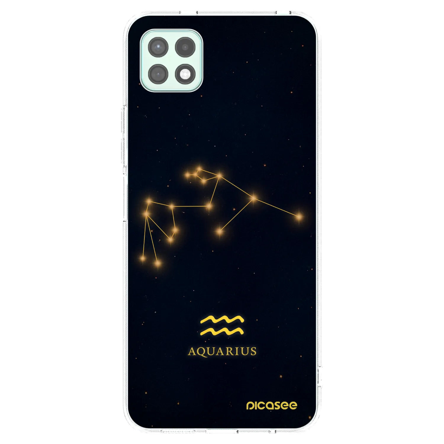 Picasee silikonowe przeźroczyste etui na Samsung Galaxy A22 A226B 5G - AQUARIUS