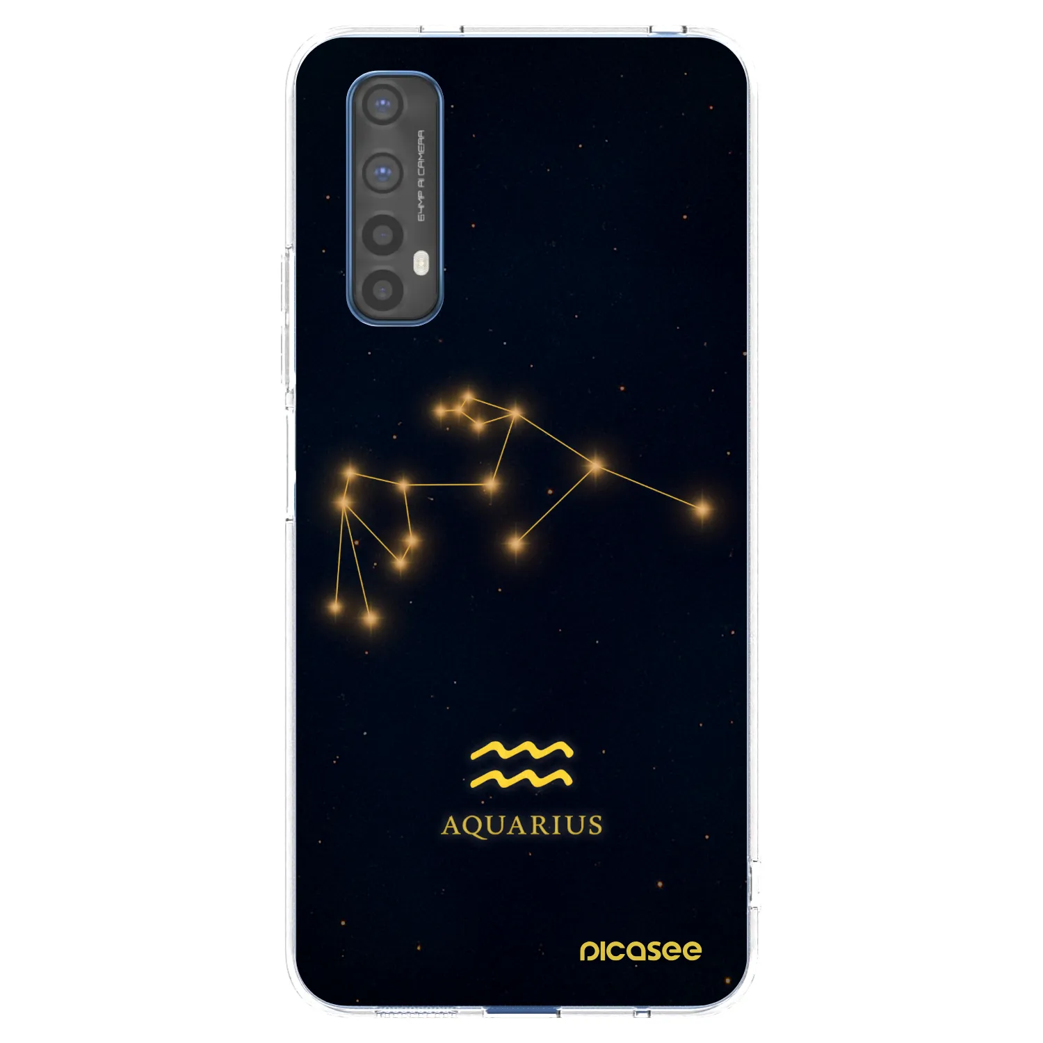 Picasee silikonowe przeźroczyste etui na Realme 7 - AQUARIUS