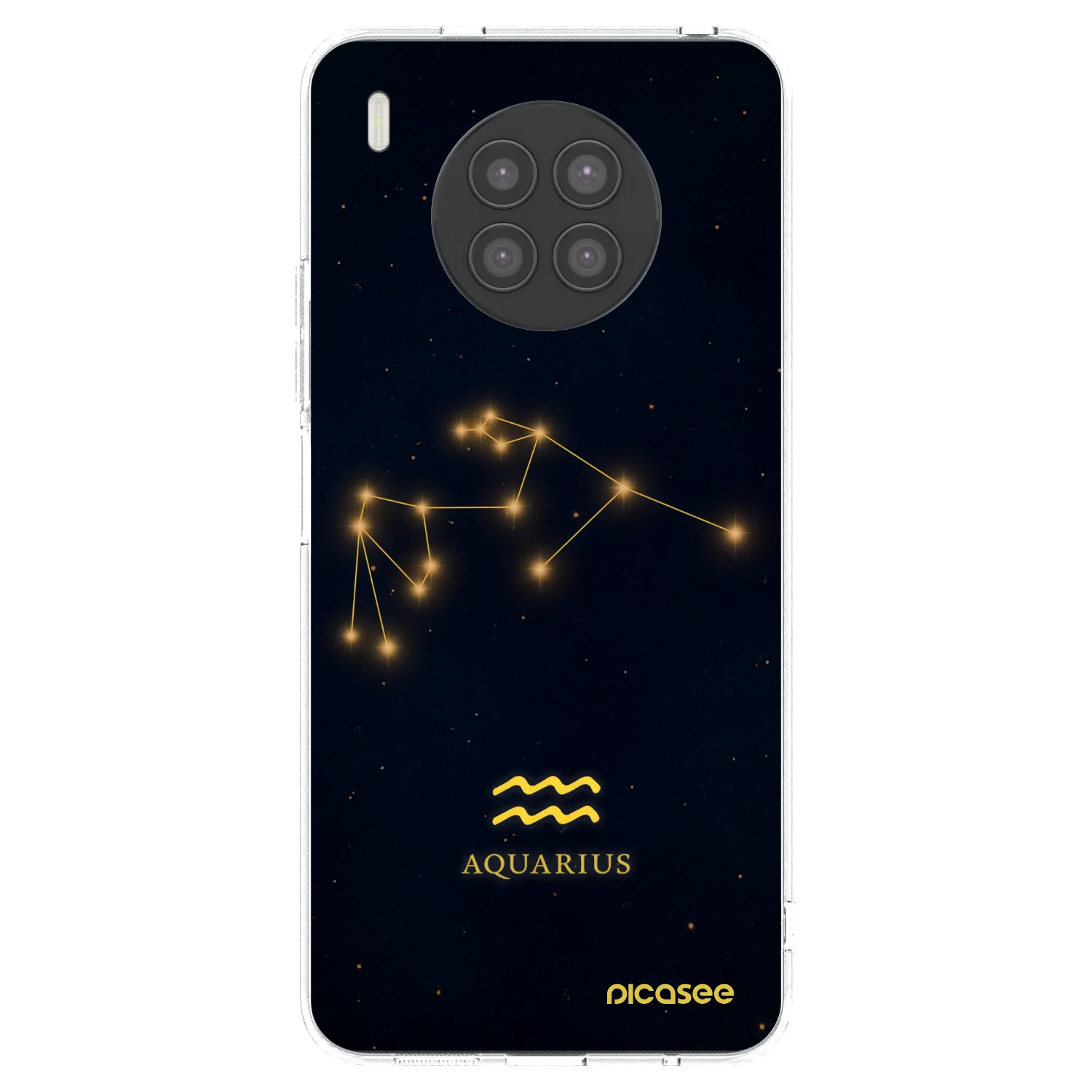 Picasee silikonowe przeźroczyste etui na Huawei Nova 8i - AQUARIUS