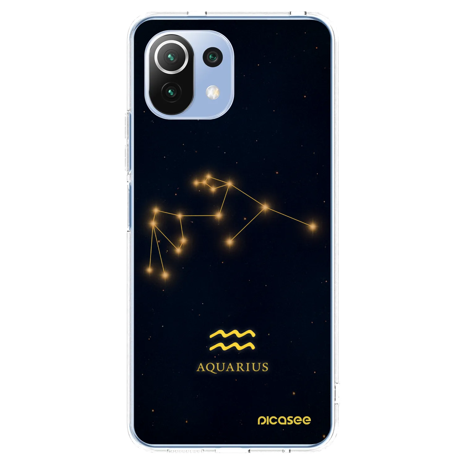 Picasee silikonowe przeźroczyste etui na Xiaomi 11 Lite 5G NE - AQUARIUS